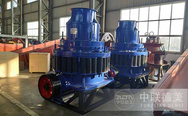 浙江液压圆锥破碎机现场视频图片