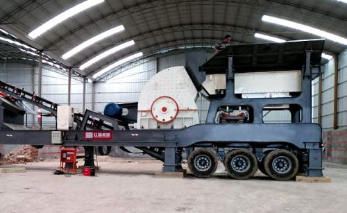 轮胎移动破碎站