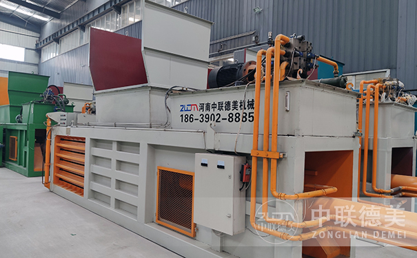 160吨半自动废纸打包机