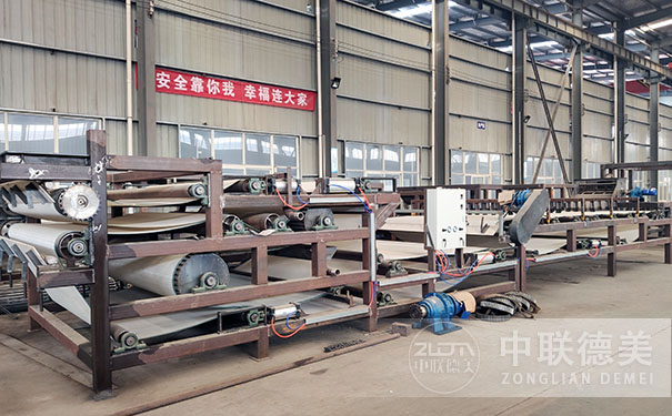 烟囱煤灰用的带式压滤机